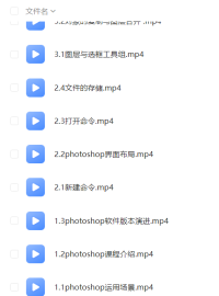 《快速入门 零基础趣玩PS》零基础到高级全部优秀自学教程[mp4]